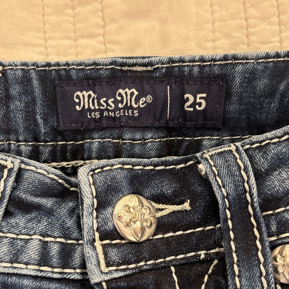 Miss Me Dark Blue Boot Cut Jeans - Picture 2 of 8